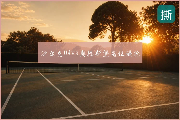沙尔克04vs奥格斯堡高位逼抢